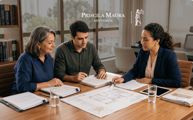 Herdeiros analisam documentos para acordo de partilha desigual da herança