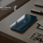 Celular bloqueado representa os limites de acesso à herança digital após a morte.